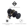 Design House 753038 Cambridge Universal Latch Privacy Door Knob, Adjustable Backset, Oil Rubbed Bronze Finish view 3