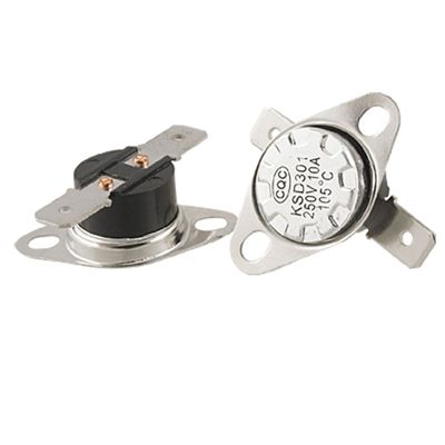 uxcell 5 x KSD301 NC Thermostat Temperature Control Switch 105C 250V 10A
