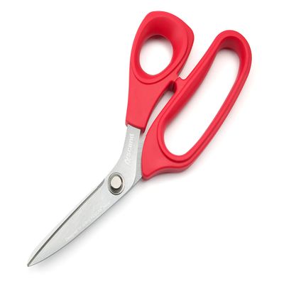 Ascend Tools 8 inch Industrial Grade Carbon Steel Shears - Kevlar, Dyneema, Vectran, Spectra, Technora, Nomex, Innegra, Dacron, Fiberglass, Carbon Fiber, Best Shears for Splicing