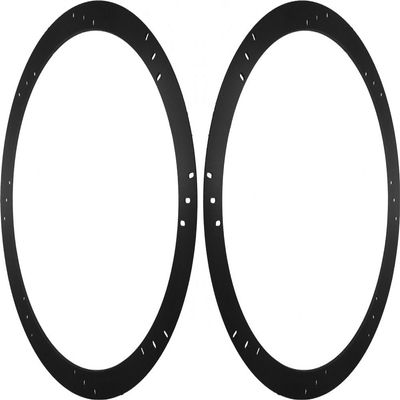 8" Subwoofer Speaker Spacers Depth Extender Extending Rings - 1/4" thick - ID: 7 1/8" OD: 8 7/8" - 1 Pair - SSK8 - Stackable - Perfect For Framing Fiberglass Enclosures