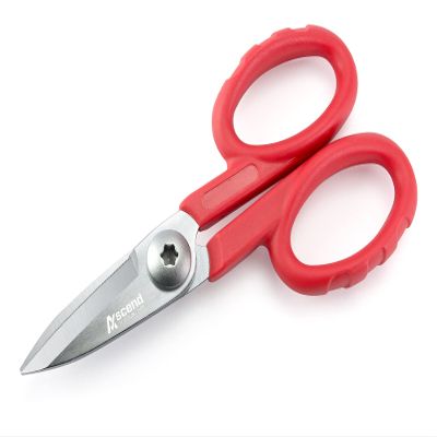 Ascend Tools 5-1/2 inch Carbon Steel Shears - Kevlar, Dyneema, Vectran, Spectra, Technora, Nomex, Innegra, Dacron, Fiberglass, Carbon Fiber, Fiber Optic Kevlar Shears