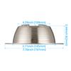 TORCHSTAR 6-Pack 6 Inch Recessed Light Trim, Step Baffle, Satin Nickel view 2