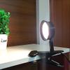 BRILLRAYDO 5W LED Reading Clamp Clip Desk Light ON/OFF Button Plug-in Lamp Fixture Black Finish Dimmable Color-Tem Changeable view 4