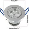 POCKETMAN 10 Pack, 110V 4W Dimmable LED Ceiling Light Downlight,Warm White Spotlight Lamp Recessed Lighting Fixture,with LED Driver view 3