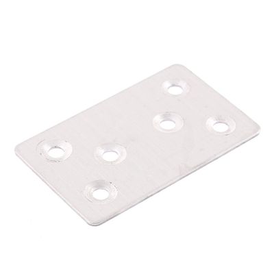uxcell 60 x 38mm Stainless Steel Flat Mending Repair Plate Connector Bracket