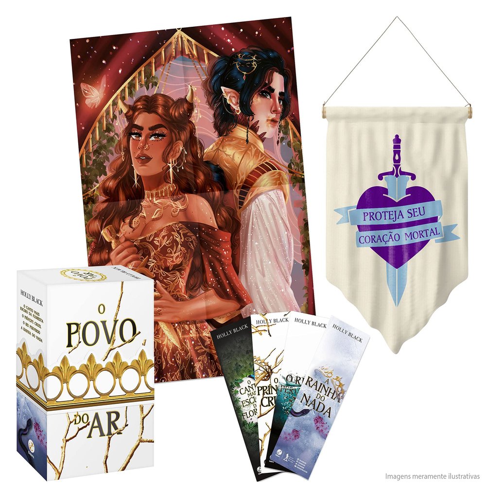 Box O povo do ar - acompanha brindes [accessory] Black, Holly