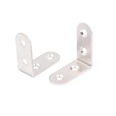 uxcell 40mmx40mm L Shape Shelf Corner Brace Right Angle Bracket Support 2pcs