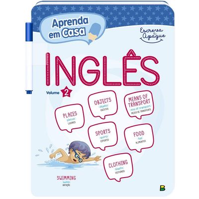 Aprenda em Casa - Escreva e Apague: Ingls Vol. 2