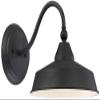 Willard LED 8 3/4" Black Barn Rustic Outdoor Wall Light Fixture view 2
