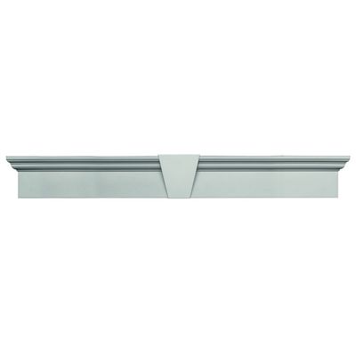 Builders Edge 060010965030 65 5/8" x 9" Flat Panel Window Header 030, Paintable