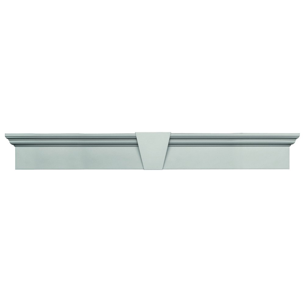 Builders Edge 060010965030 65 5/8" x 9" Flat Panel Window Header 030, Paintable