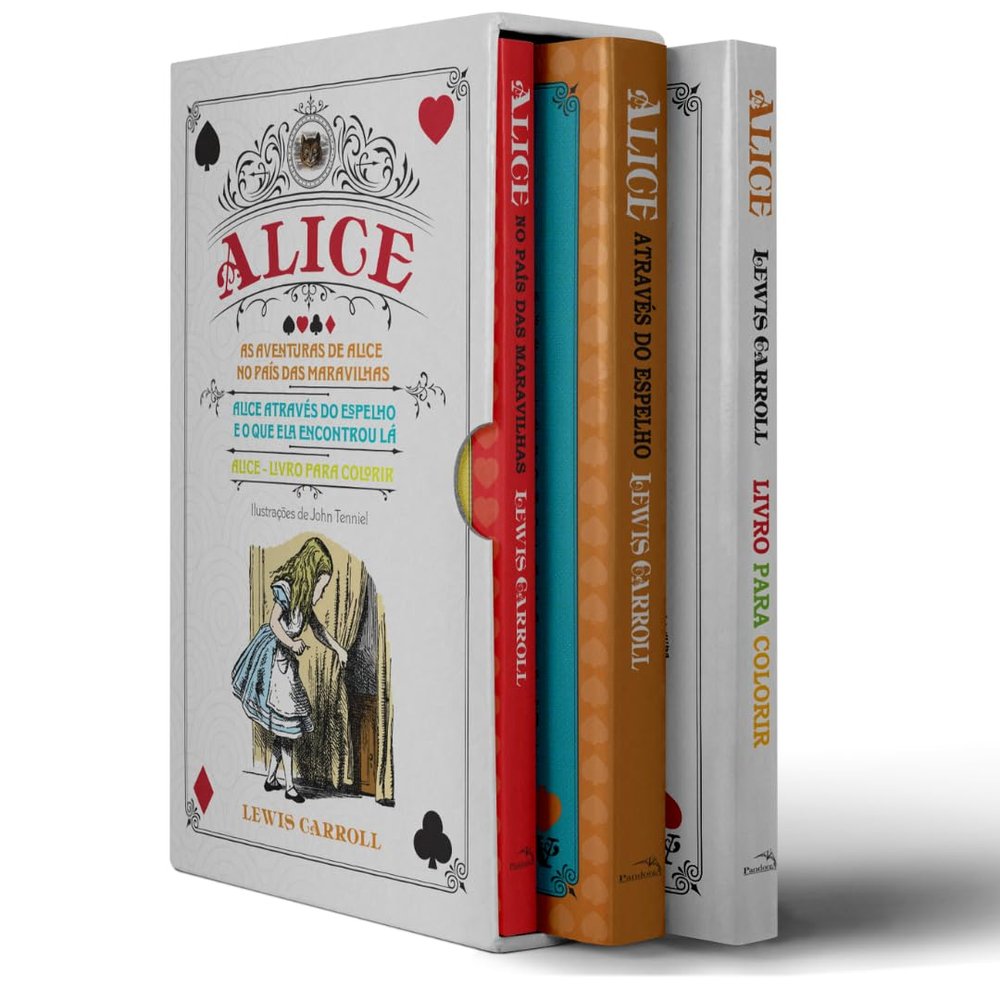 Alice no pas das maravilhas e Alice atravs do espelho + Alice para colorir