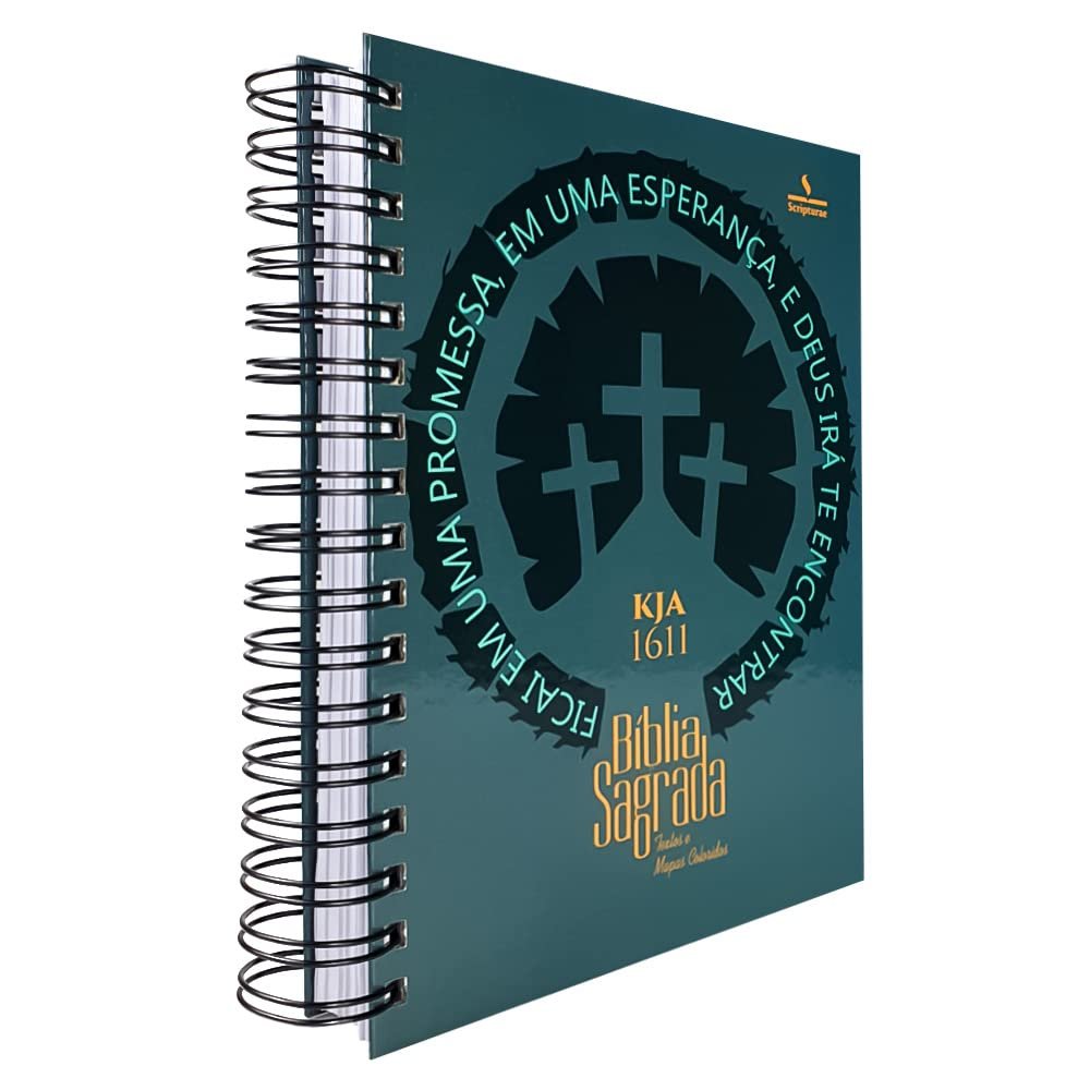 biblia sagrada anote king james 1611 capa dura espiral com