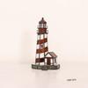 Bieye L10616 Lighthouse Tiffany Style Stained Glass Accent Table Lamp Night Light for Home Decoration (6x5x11, Amber) view 3