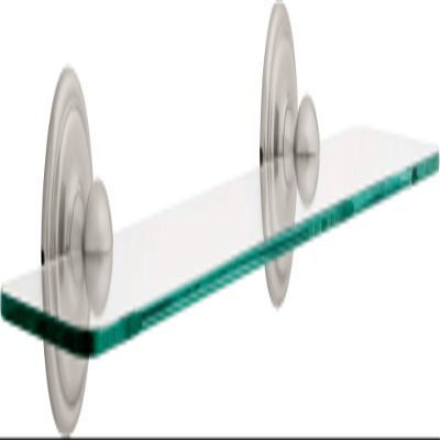 Franklin Brass 9065SN Jamestown, -bath Hardware Accessory, 24-Inch Glass Shelf