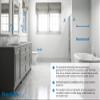 Franklin Brass 9065SN Jamestown, -bath Hardware Accessory, 24-Inch Glass Shelf view 4