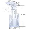 Under Cabinet TV Mount with Stow Away Feature: 9"-23" Screens view 2