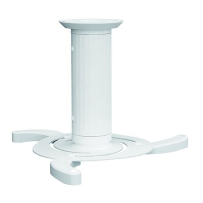 Universal Ceiling Projector Mount (Max 22 lbs) - White