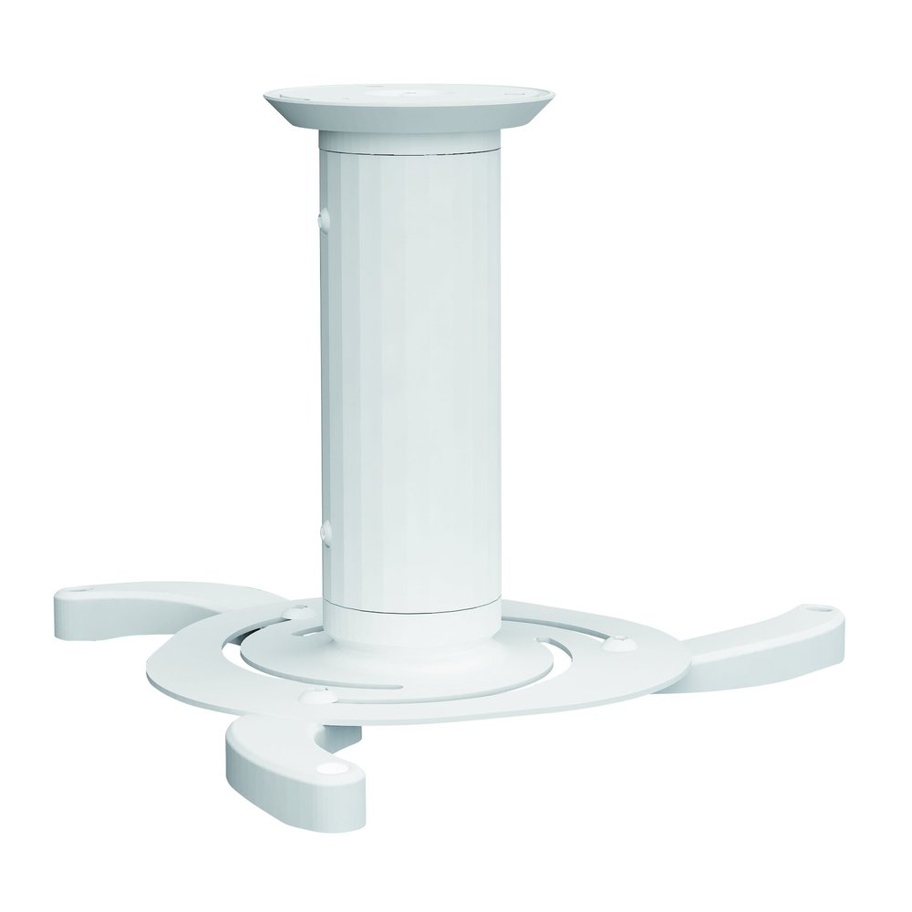 Universal Ceiling Projector Mount (Max 22 lbs) - White