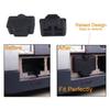 Luckkyme Ethernet Hub Port RJ45 Anti Dust Cover Cap Protector Plug (50PCS/Black) view 2