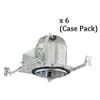6-Inch New Construction GU24 Recessed Can Light IC & Airtight Flat Ceiling Case Pack of 6 view 1