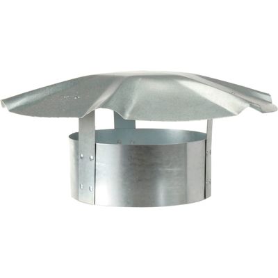 Speedi-Products EX-RCGU 06 6-Inch Diameter Galvanized Umbrella Roof Vent Cap