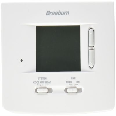 Braeburn 1020 Thermostat, Non-Programmable, 1H/1C