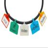 Mr-Label 2-3/4 Nylon Cable Zip Ties Tags Labels Marker  Write on | Self-Locking  with Free Printable Labels - for Wire Marking and Organizing (50, Five Assorted Color) view 1