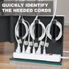 Mr-Label 2-3/4 Nylon Cable Zip Ties Tags Labels Marker  Write on | Self-Locking  with Free Printable Labels - for Wire Marking and Organizing (50, Five Assorted Color) view 4