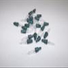 Lady'Swan 20x 2.5v Clear White Mini Christmas Tree Light Bulbs with Green Base Style G view 1