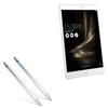 BoxWave Stylus Pen Compatible with ASUS ZenPad 3S 10 - AccuPoint Active Stylus (2-Pack), Electronic Stylus with Ultra Fine Tip - Metallic Silver view 1