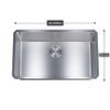 Dowell 10" Deep Undermount Single Bowl 30x18 Stainless Steel Kitchen Sink (16 Gauge, 6008 3018) view 2
