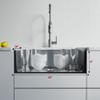 Dowell 10" Deep Undermount Single Bowl 30x18 Stainless Steel Kitchen Sink (16 Gauge, 6008 3018) view 4