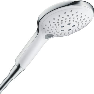 hansgrohe Raindance Select S 150 Hand Shower, 3 spray modes, white/chrome