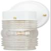 Westinghouse 6687800 White Jelly Jar Design Light Fixture view 1
