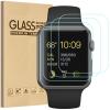 Tourist [3 Pack] Compatible for Apple Watch Tempered Glass Screen Protector 42mm Series 3/2 / 1, 9H Hardness, Anti-Fingerprint, Anti-Bubble Easy Installation [Only Covers The Flat Area (3 Pack) view 1