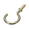 CUP HOOK 50MM TO SHOULDER TOTAL LENGTH 70MM BRASS PLATED EB ( pack of 8 ) view 1
