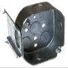 Raco 4 in. Octagon Steel Junction Box Gray view 1