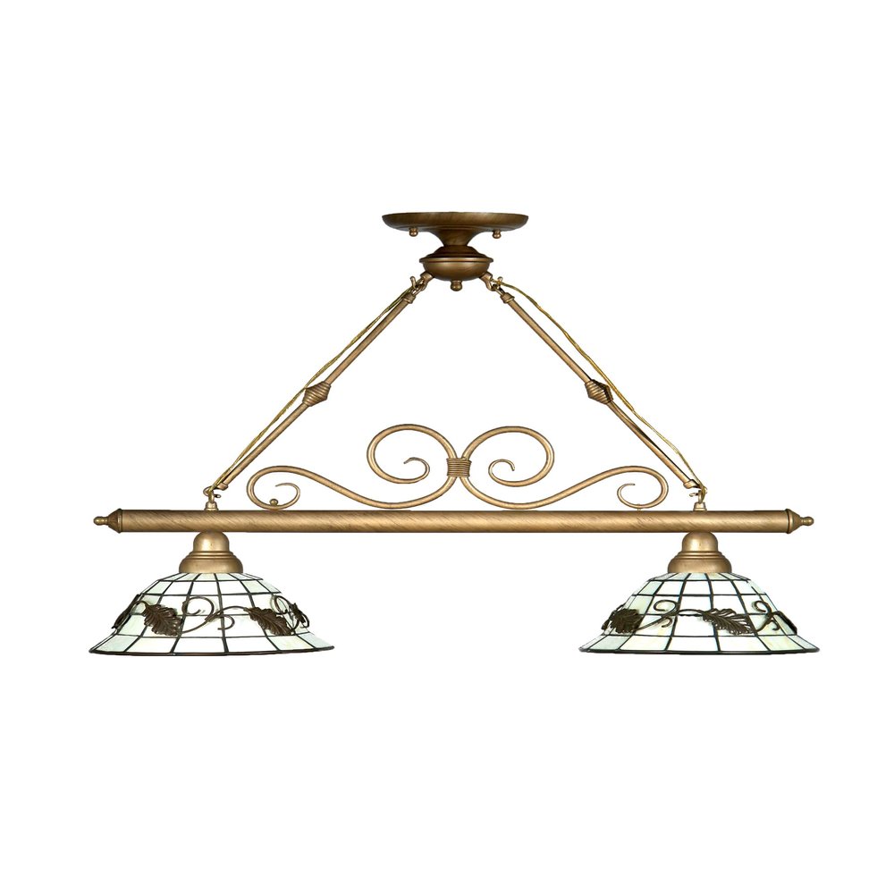 Springdale by Dale Tiffany STH17121 Dario 2-Light Island Fixture