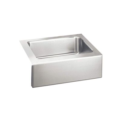 Elkay Lustertone ELUHF2520DBG Single Bowl Farmhouse Stainless Steel Sink Kit