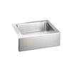 Elkay Lustertone ELUHF2520DBG Single Bowl Farmhouse Stainless Steel Sink Kit view 1