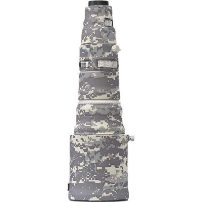 LensCoat Lens Cover for Canon 500 f/4 is II Camouflage Neoprene Camera Lens Protection (Digital Camo)