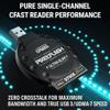 PixelFlash CFast 2.0 Card Reader (Black) - Memory Card Adapter with USB 3.0, 500Mb/s File Transfer, Ultra-Slim & Anti-Slip Rubber Shell, Compatible with Most Brands & OS view 2