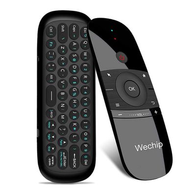 Upgrade WeChip W1 Air Mouse Romote Control with KeyboardIR/RF TV Remote Control for Nvidia Shield/Android TV Box/PC/Projector/HTPC/All-in-one PC