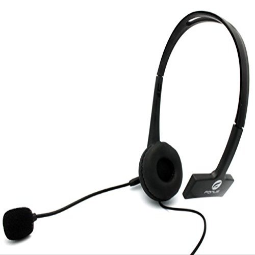 Universal Over-the-Head Hands-Free Mono Wired Headphone Headset for Net10, Straight Talk, Tracfone Samsung Galaxy S6, Edge, S5, S4, S3, Grand Prime, Core Prime, S3 Mini, J1 - Galaxy Note 2 3 4 5, Edge