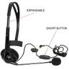 Universal Over-the-Head Hands-Free Mono Wired Headphone Headset for Net10, Straight Talk, Tracfone Samsung Galaxy S6, Edge, S5, S4, S3, Grand Prime, Core Prime, S3 Mini, J1 - Galaxy Note 2 3 4 5, Edge view 2