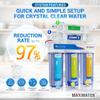 Max Water 5 Stage 50 GPD (Gallon Per Day) RO (Reverse Osmosis) Standard Water Filtration System - Under-Sink/Wall Mount (Without Tank & Faucet) - Model: RO-5C3 view 4