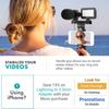 Movo Vlog Kit V7 - YouTube Starter Kit with Grip, Stereo Microphone, Light and Wireless Remote Vlogging Kit for iPhone, Android - iPhone Vlogging Kit view 2
