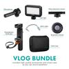 Movo Vlog Kit V7 - YouTube Starter Kit with Grip, Stereo Microphone, Light and Wireless Remote Vlogging Kit for iPhone, Android - iPhone Vlogging Kit view 3