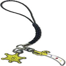 Sailor Moon Phone Charm - Uranus Symbol w/ Weapon